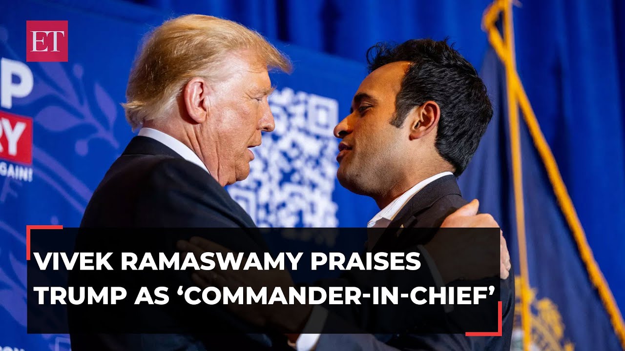 Vivek Ramaswamy Praises Donald Trump: 'Need A Commander Who Will Lead ...