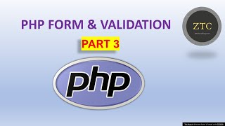 PHP FORM & VALIDAITON | Part 3 | PHP validating username and password
