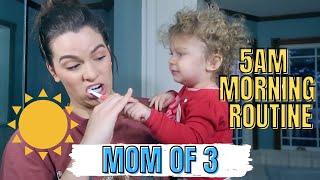5 AM PRODUCTIVE MOM MORNING ROUTINE | MOM OF 3 MORNING ROUTINE 2022 | WORKING MOM TIME MANAGEMENT