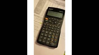 How to find the Standard Deviation on a Sharp Calculator (EL-W531)