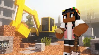 Building our MINECRAFT THEMEPARK with fans! [13]