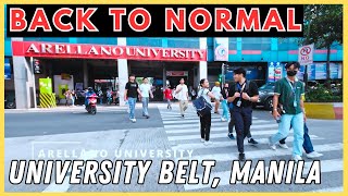 THE STUDENT LIFE IS BACK TO NORMAL! UNIVERSITY BELT PART 1 - MANILA CITY WALK TOUR