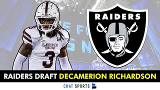 Las Vegas Raiders Select Decamerion Richardson From Mississippi St.  In 4th Round of 2024 NFL Draft