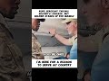 rude sergeant throws soldier_s luggage but soldier stands up for himself