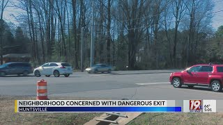 Neighborhood Residents Concerned with Dangerous Exit