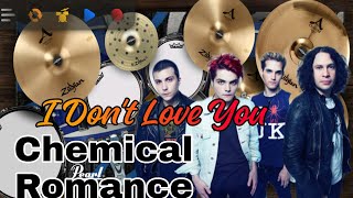 CHEMICAL ROMANCE - I DON'T LOVE YOU ( REAL DRUMS APP COVERS ) BY - JBDRUMMER