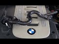 BMW  E60 M57 loss of coolant, replacement of the main cooling pipe.