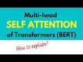 How to explain Q, K and V of Self Attention in Transformers (BERT)?