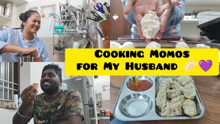 Cooking Chicken Momos for the First Time😱 🥟🥟🤣||Vlog தமிழ்