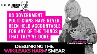 Ann Wright's full speech on "Debunking the 'WikiLeaks Harm' Smear"