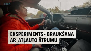 #AizliegtaisPaņēmiens Eksperiments - braukšana ar atļauto ātrumu.