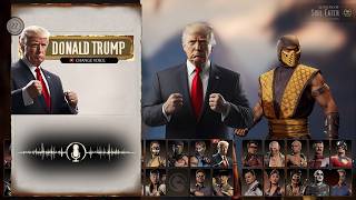 Mortal Kombat 1 - Donald Trump Announcer Voice! (Hilarious)