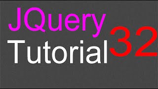 jQuery Tutorial for Beginners - 32 - Tooltip combine effects