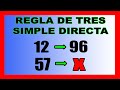 ✅👉 Regla de tres Simple Directa