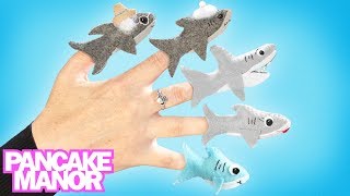 Baby Shark Finger Family ♫| Baby Shark Dance + Finger Family | Kids Songs by Pancake Manor