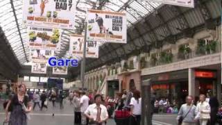 Gare de l'Est - Paris (HD-Film) - Bahnhof für TGV/ICE aus Deutschland