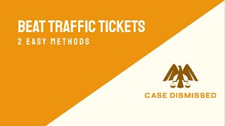 Beating Traffic Tickets The Easy Way