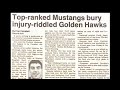 1990 western mustang football team wall of champions induction video