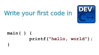 How to Write Your First Program in C | Beginner's Guide to C Programming