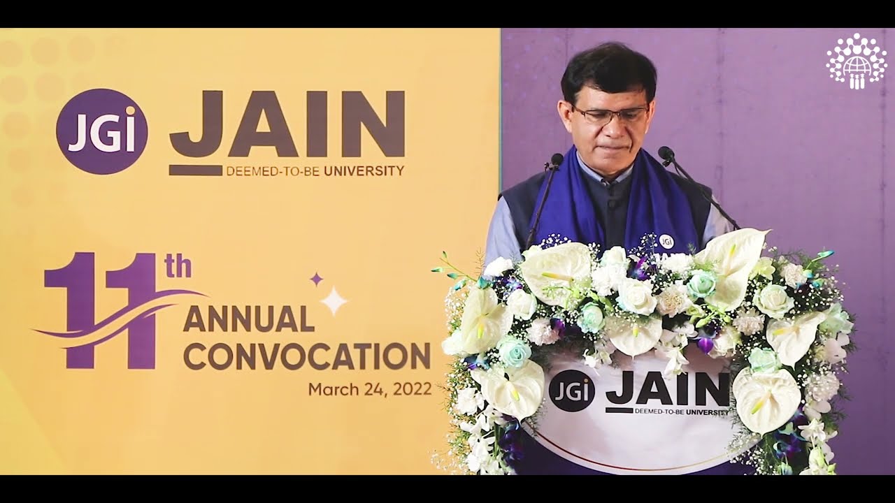 JAIN (Deemed-to-be University) - 11th Annual Convocation - YouTube