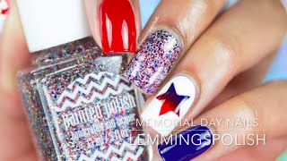 Memorial Day Nails | LEMMINGSPOLISH