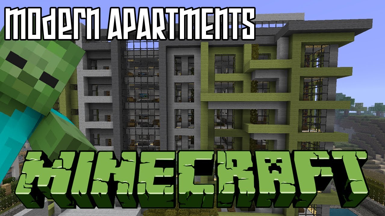 Minecraft Modern Apartments Hd Youtube