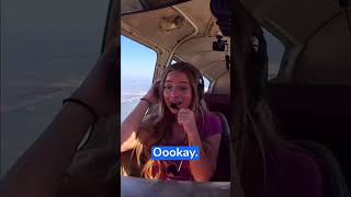 Her First Flight In A Small #airplane #travel #pilot