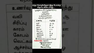 தமிழ் -உணர்வு எழுத்து