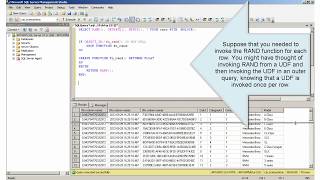 T-SQL tutorial: User-Defined Functions, Full SQL Server Transact-SQL course (Lesson 5)