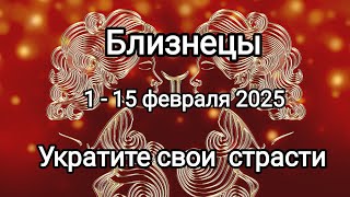 БЛИЗНЕЦЫ🔥 1 - 15 февраля 2025🔥 Тароскоп ❤