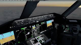 La Palma GCLA - Frankfurt EDDF Approach Landing Condor 787 P3D IVAO