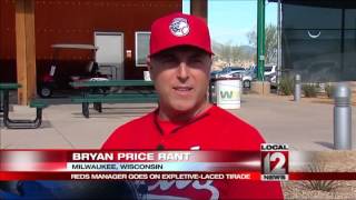 Reds Manager Bryan Price launches profanity-laced rant at media