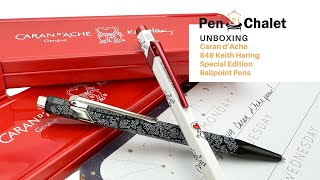 Switzerland's MOST POPULAR Pen: Keith Haring Inspired Caran d'Ache 849 Ballpoint