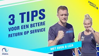 Zo speel jij de PERFECTE RETURN op service | KNLTB Padel