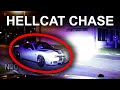 Hellcat Outruns Cops & Police Helicopter In INSANE Chase