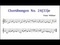 chorubungen 코르위붕겐 no. 24 33 e