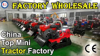 Multifunctional Crawler Mini Tractor with High Quality and Simple Operation