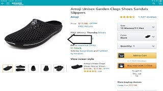 Unboxing Amazon Delivery Amoji Unisex Garden Clogs Shoes Sandals House Slippers