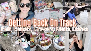 Getting Back On Track!  Fails, Baskets, Drawers, Meals, Dishes, Cleaning, Ikea Trip, Dining Room!