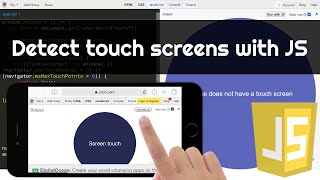 Detect touch screens with JavaScript