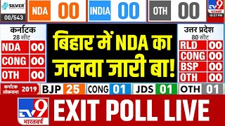 Bihar Exit Poll Live: बिहार में NDA का जलवा जारी है! | Loksabha Elections 2024 | INDIA | Congress