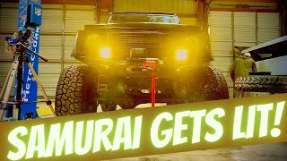 Samurai refresh part 4 FINAL!! #Samurai #offroad #auxbeam