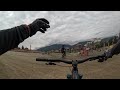 1st run at whistler bike park