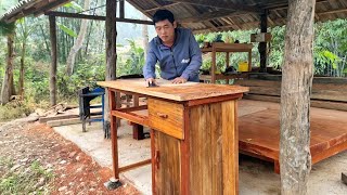 The process of building and completing a computer desk | Dang Thi Mui