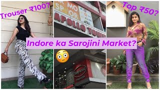 Indore ka Sarojini Market?😱Try On Haul + Indore v/s Delhi Market