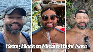 Black Man Discovering Secret Beaches in Mexico