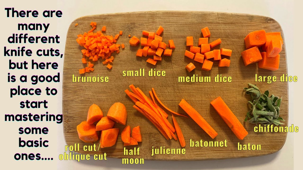 10 Basic Knife Cuts