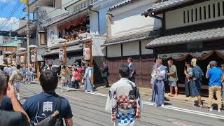 (祇園祭) 月鉾 新町通を巡行