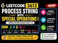 LeetCode 3612 | Process String with Special Operations I | #dsa #coding #python #leetcode3612 #short