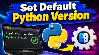 How to Set Python as Default Python Version on Mac | Change Default Python Version in MacOS